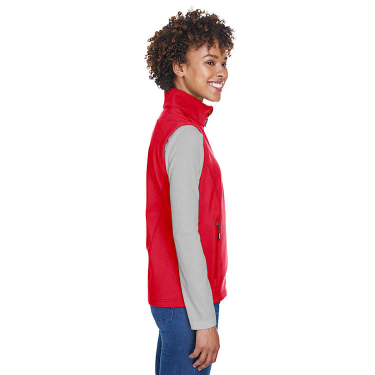 Core 365 Ladies' Cruise Two-Layer Fleece Bonded Soft Shell Vest