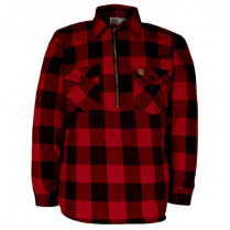 Big Bill Long-Sleeve Premium Flannel Shirt With Half-Zip