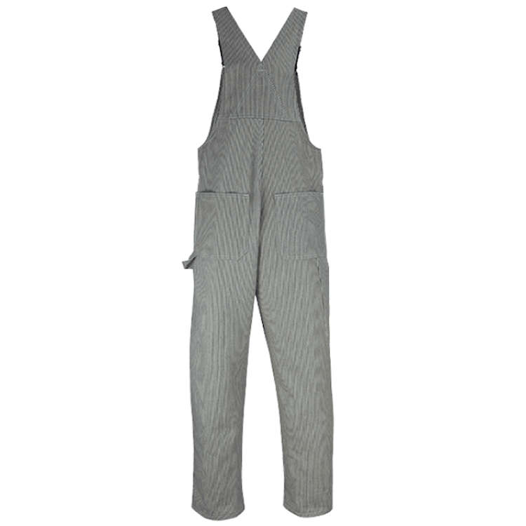 Big Bill Hickory Stripe Bib Overall With Zip Front Closure