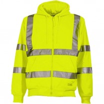 Berne Hi-Visibility Thermal Lined Hooded Sweatshirt-Class 3