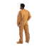 Deluxe Insulated Coverall Quilt Lined - On Model - Brown - Back