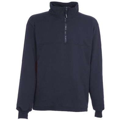Berne Original Fleece Quarter Zip Thermal Lined Sweatshirt