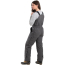 Women's Softstone Duck Insulated Bib Overall - On Model - Titanium - Back