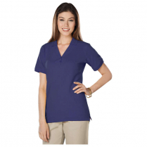 Blue Generation Ladies' Soft Touch Short Sleeve Y-Placket Polo