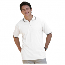 Blue Generation Men's Superblend Tipped Short Sleeve Polo