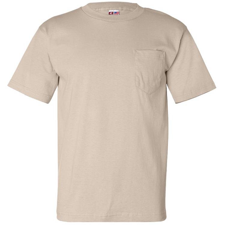 Bayside 6.1 oz. Short Sleeve T-Shirt with Pocket