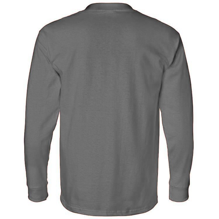 Bayside 6.1 oz. Long Sleeve T-Shirt with Pocket