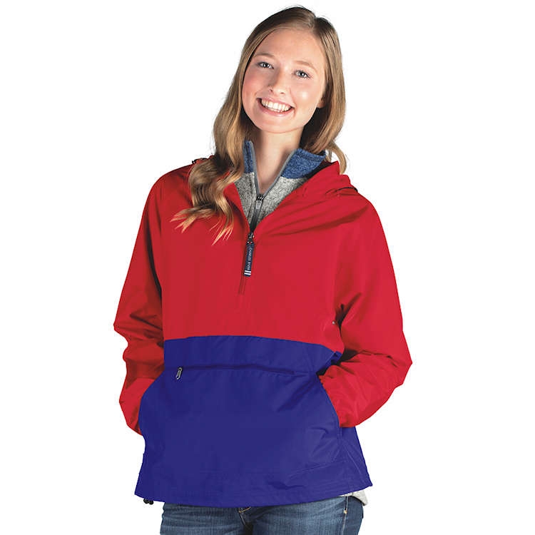 Charles River Adult Color Blocked Pack-N-Go® Pullover