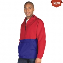 Charles River Adult Color Blocked Pack-N-Go® Pullover