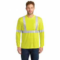 CornerStone® ANSI 107 Class 2 Long Sleeve Safety T-Shirt