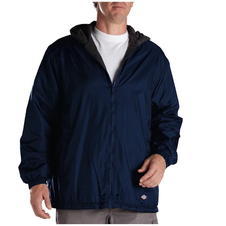 Dickies Fleece Lined Hooded Nylon Jacket - Product Details ...