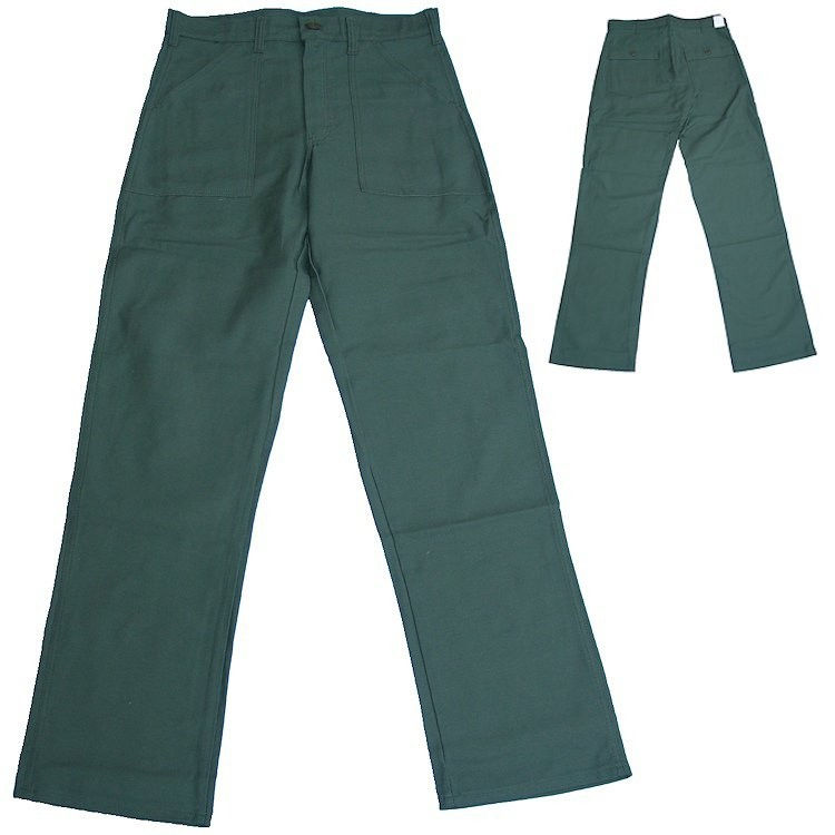 Straight Fit Cotton Fatigue Pants Khaki | Uniform Bridge | EQVVS