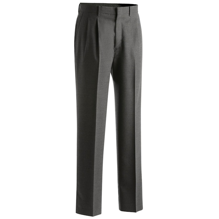 Edwards Men's 55% Polyester/45% Wool Pleated Front Dress Pant All ...