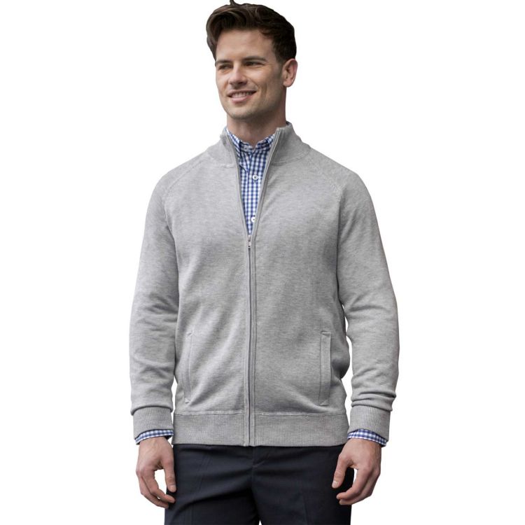 Edwards Unisex Full-Zip Sweater Jacket With Pockets