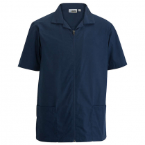 Edwards Men's Essential Zip Front Short Sleeve Service Shirt