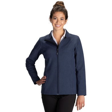 Ladies' Lightweight Soft Shell Jacket - On Model - Front