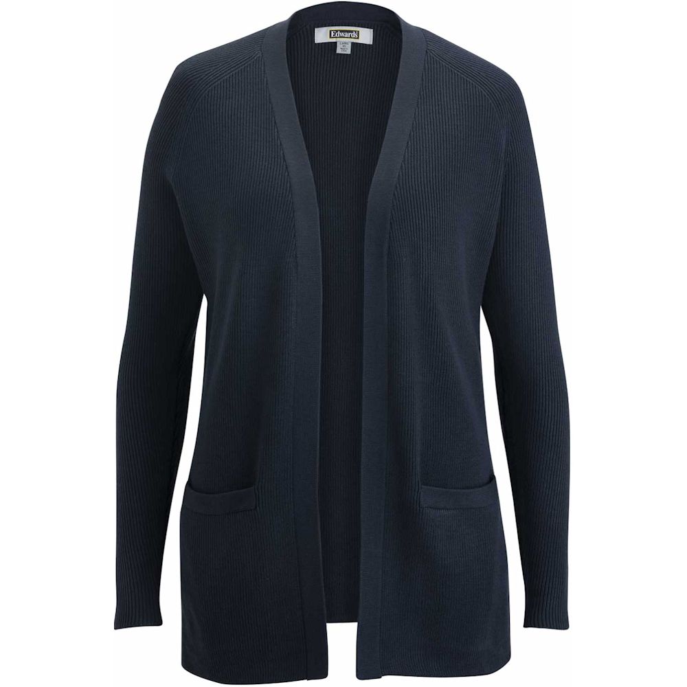 Edwards Ladies' Open Front Cardigan With Pockets