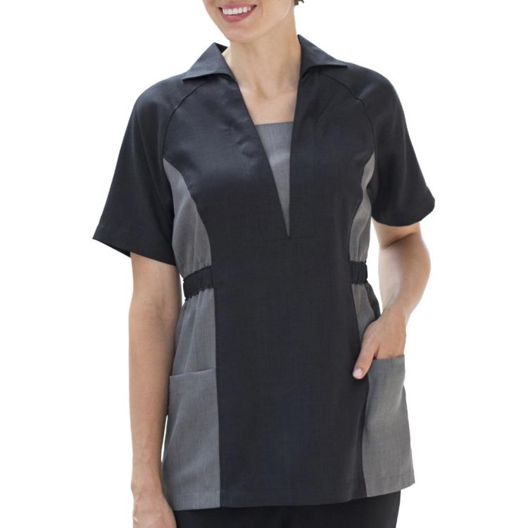 CLEARANCE Edwards Ladies' Premier V-Neck Pull-Over Short Sleeve Tunic
