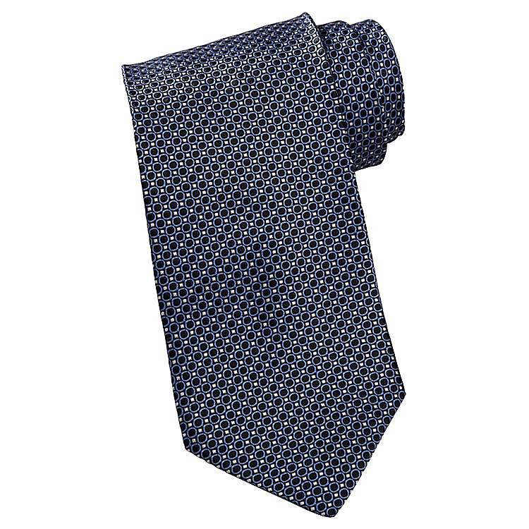Edwards Men's Circles & Dots Silk Tie