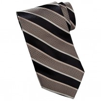 CLEARANCE Edwards Men's Wide Stripe Silk Tie