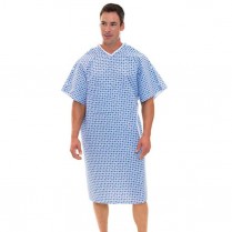 Fashion Seal Premium ICU-Telemeter Full Back ICU Patient Gown-47"