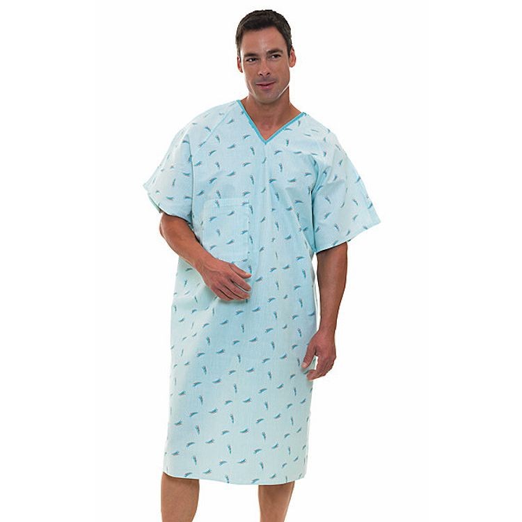 Fashion Seal Premium ICU-Telemeter Angle Back Patient Gown-47