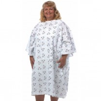 Fashion Seal Premium Plus Size Full Back Patient Gown-47"