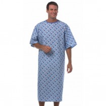 Fashion Seal Premium Full Back Overlap Patient Gown-51"