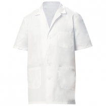 Fashion Seal Unisex Poplin 34" Short Sleeve Lab Coat - 2 Pocket