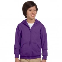 Gildan Heavy Blend Youth Full-Zip Hooded Sweatshirt