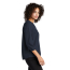 Mercer+Mettle Women's Stretch Crepe 3/4-Sleeve Blouse - On Model - Night Navy - Side