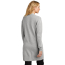 Mercer+Mettle Women's Open-Front Cardigan Sweater - On Model - Gusty Grey Heather - Back