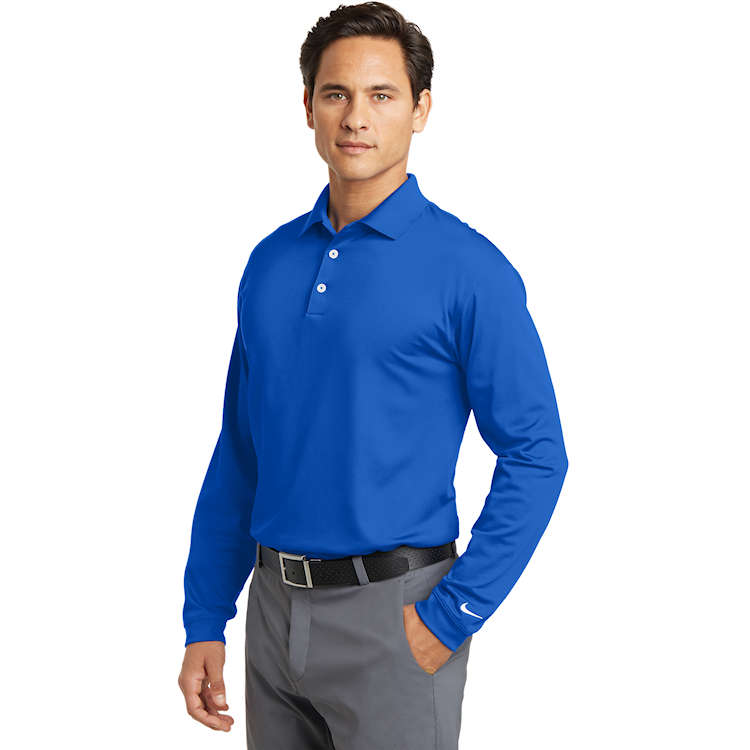 Nike Long Sleeve Dri-FIT Stretch Tech Polo Shirt