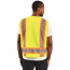 OccuNomix Solid/Mesh Two-Tone Value Surveyor Vest with Zipper - Class 2