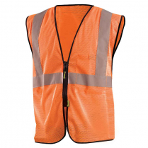 OccuNomix Value Mesh Safety Vest with Zipper - Class 2