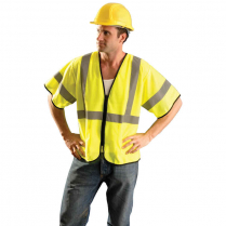 OccuNomix Value Mesh Safety Vest with Zipper - Class 3