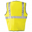 OccuNomix FR  Single Stripe Solid Safety Vest - Class 2 CAT 2