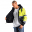 OccuNomix 3-IN-1 Black Bottom Fleece Lined Bomber Jacket - Class 3