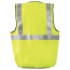 OccuNomix Premium FR Single Stripe Solid Safety Vest - Class 2 CAT 1