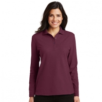 Port Authority® Ladies' Silk Touch™ Long Sleeve Polo