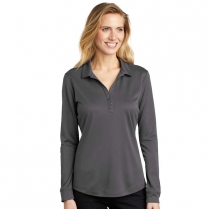 Port Authority® Ladies' Silk Touch™ Performance Long Sleeve Polo
