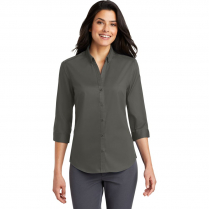 Ladies 3/4-Sleeve SuperPro™ Twill Shirt