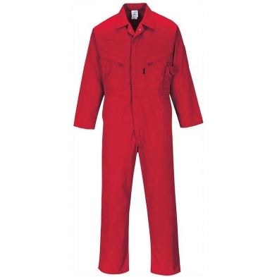 Red Kap 100% Cotton Coverall - Button Front