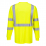 Custom Portwest  Hi-Vis Long Sleeve Ribbed Cuff T-Shirt