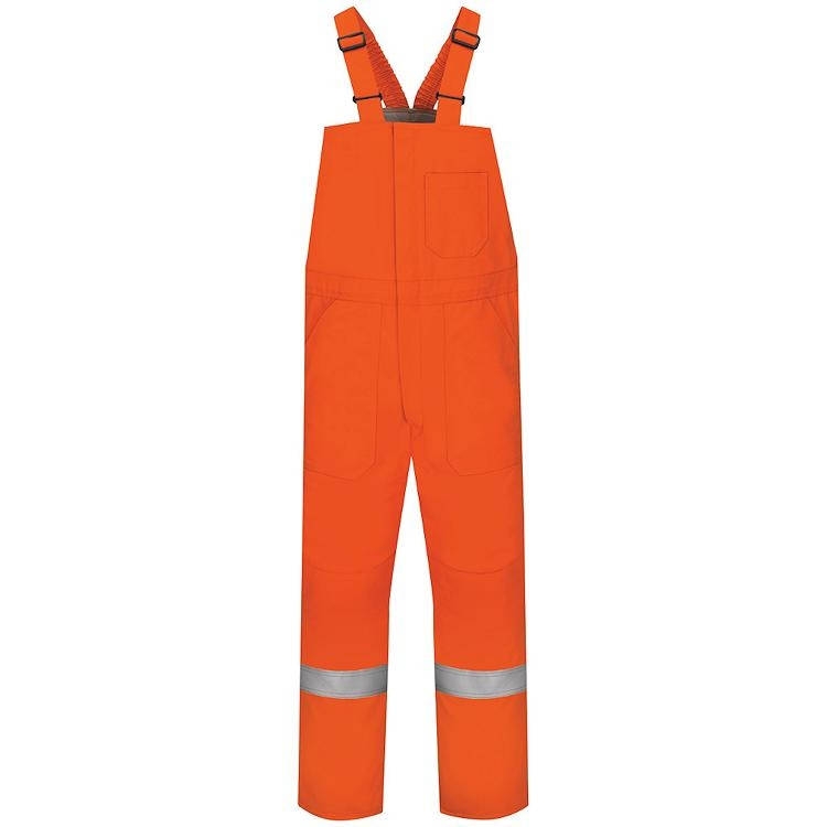 Bulwark Excel FR ComforTouch Deluxe Insulated Bib Overall With Reflective Trim HRC4