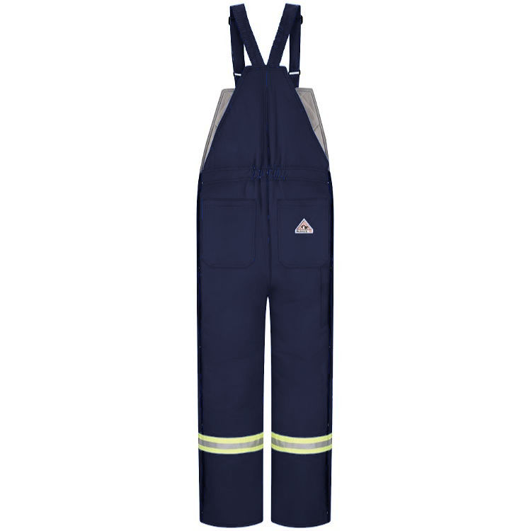 Bulwark Deluxe Insulated Bib Overall With Reflective Trim Excel FR Comfortouch HRC4