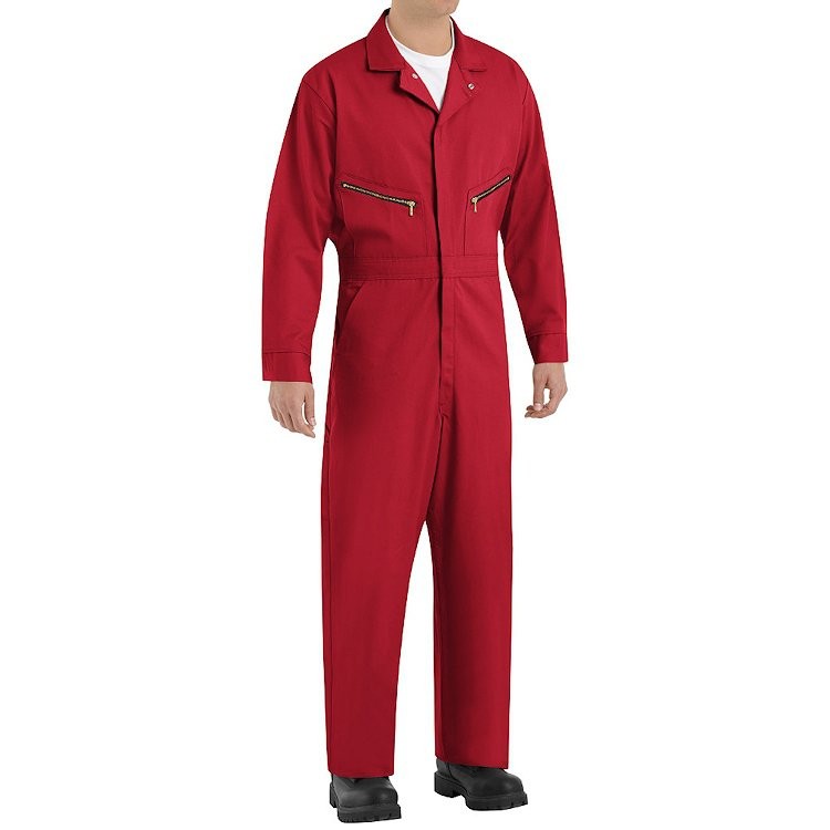The Original Red Union Suit 100% Cotton One Piece Coverall / Long