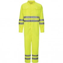 Bulwark CoolTouch 2 Hi-Vis Deluxe Coverall with Reflective Trim HRC2