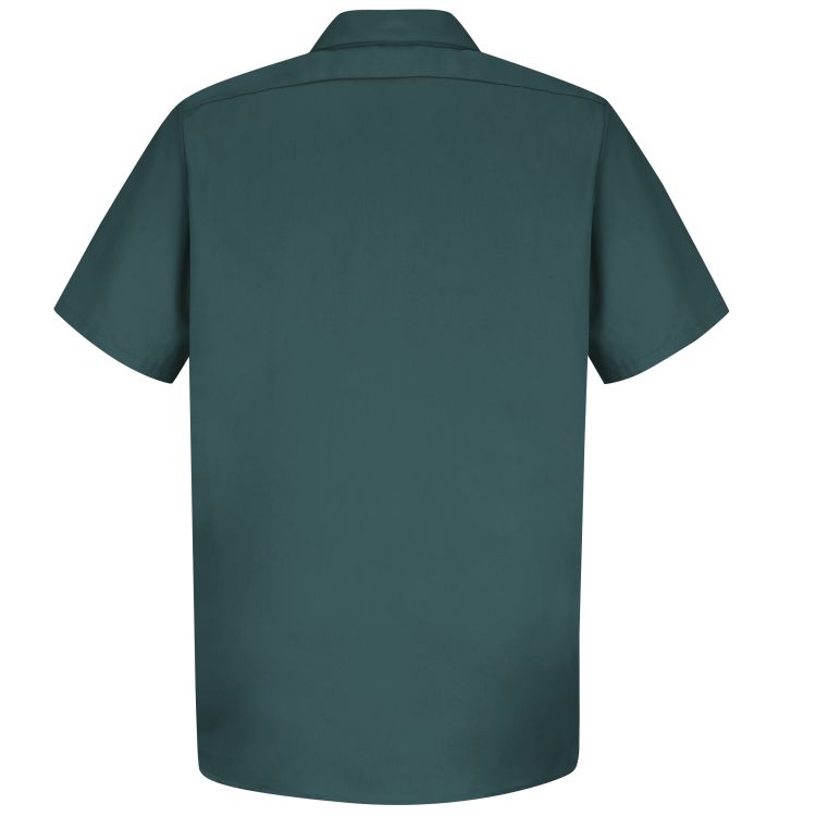 Red Kap Men's Wrinkle Resistant Cotton Short Sleeve Work Shirt