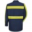 Custom Red Kap Men's Enhanced Visibility Industrial Long Sleeve Work Shirt